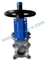 DIN/ANSI handwheel stainless steel lug knife gate valve